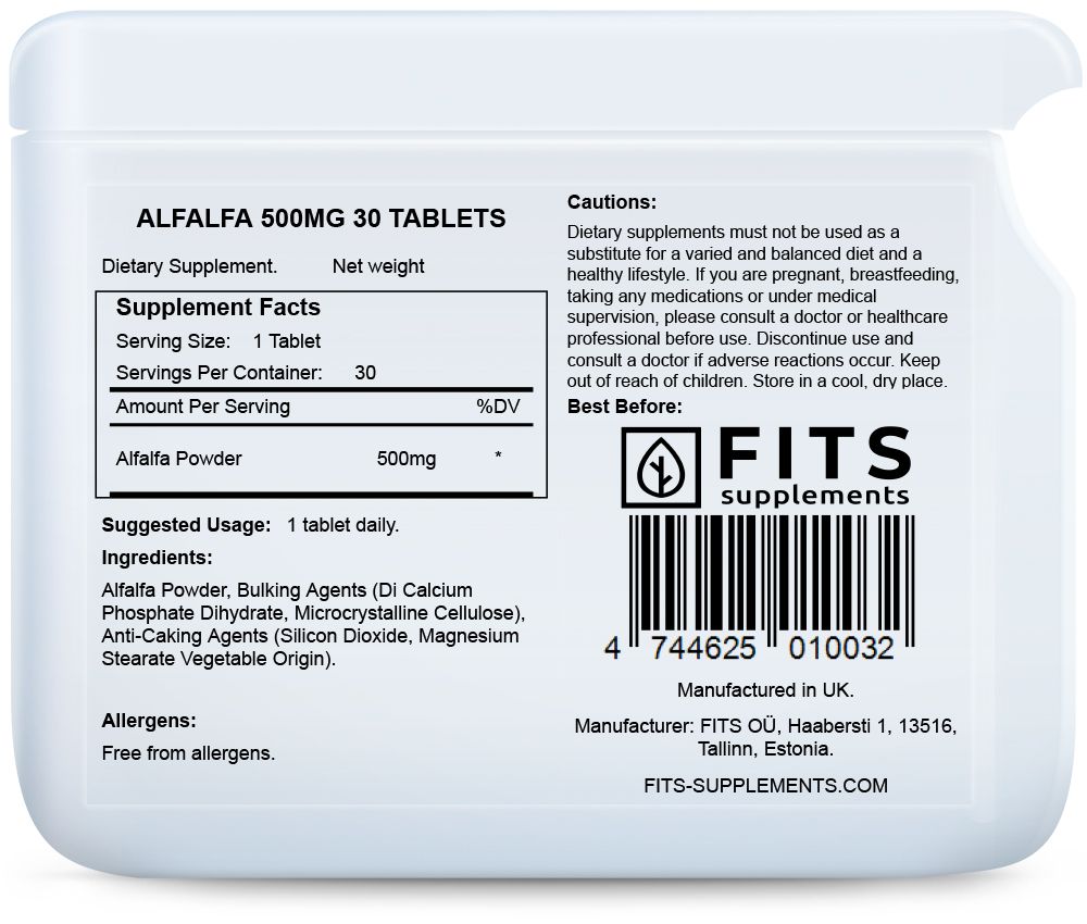 Alfalfy 500mg 30 tabliet