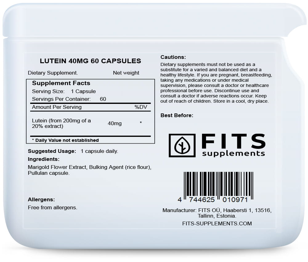 Luteín 40mg 60 kapsúl
