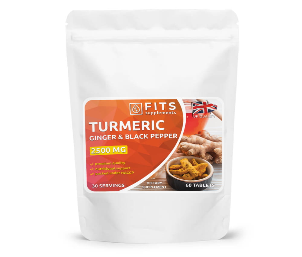 Kurkuma Strong 2500mg se zázvorem a černým pepřem 60 tablet