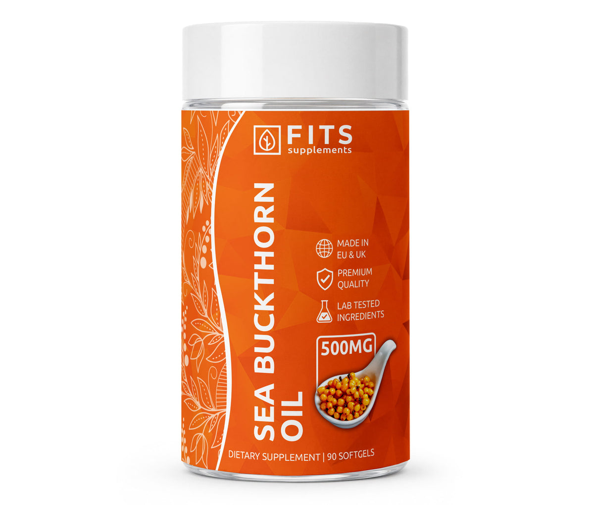 Sea Buckthorn Oil 500mg 90 softgels