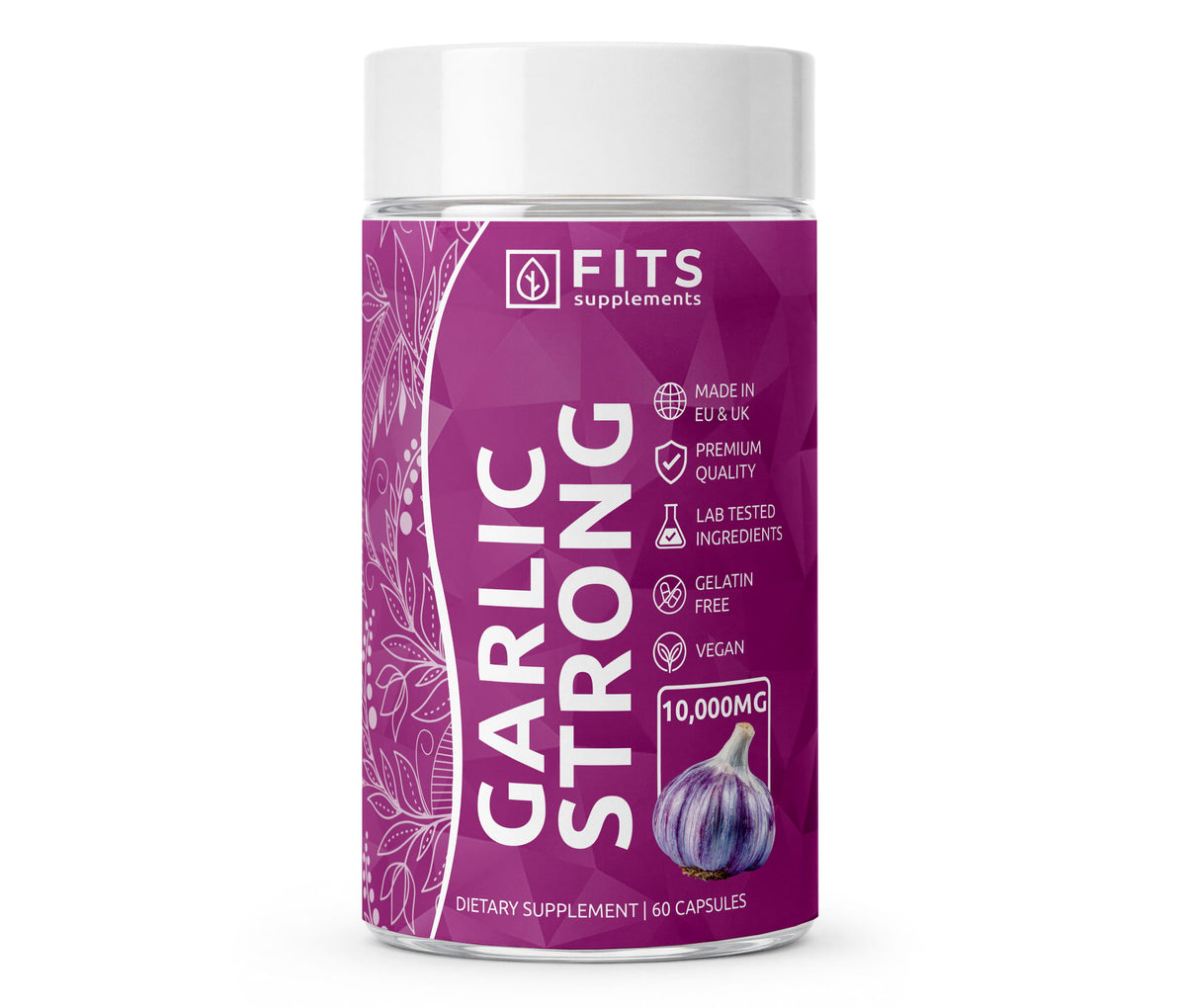 Česnek Extra Strong 10 000 mg, 60 kapslí