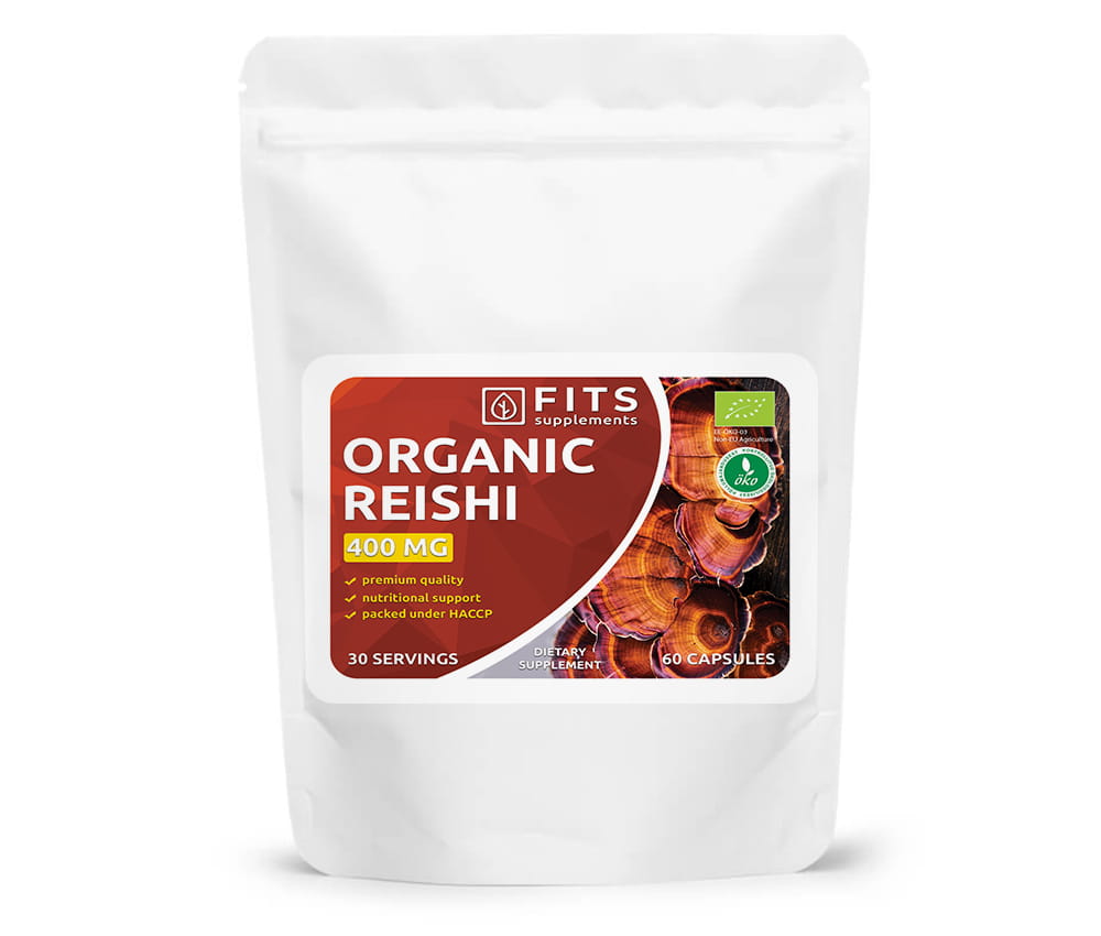 Organický Reishi 400mg 60 kapsúl
