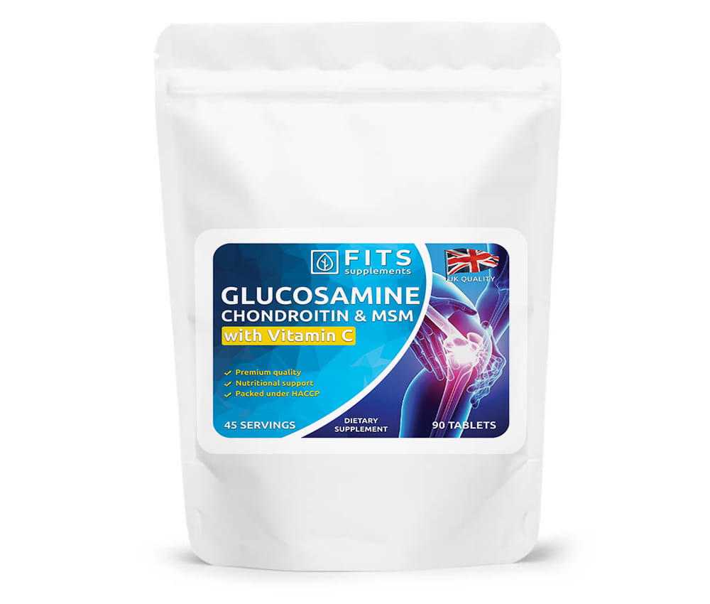 Glukozamín, chondroitín, MSM a vitamín C 90 tabliet