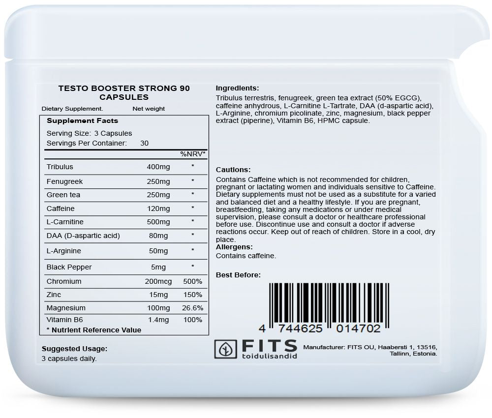 Testo Booster Silný 90 kapsúl