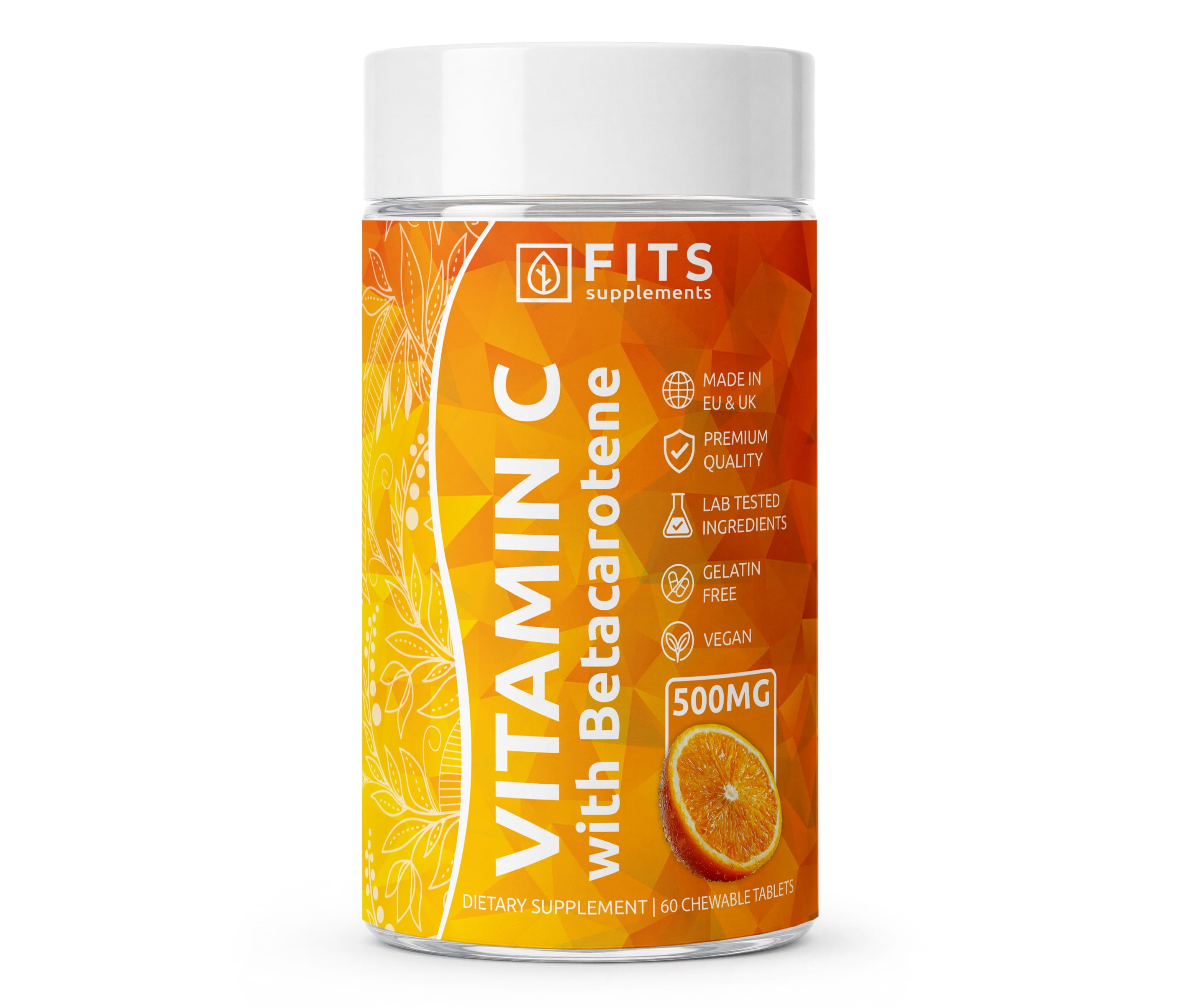 Vitamín C 500mg pomaranč s betakaroténom žuvacie 60 tabliet