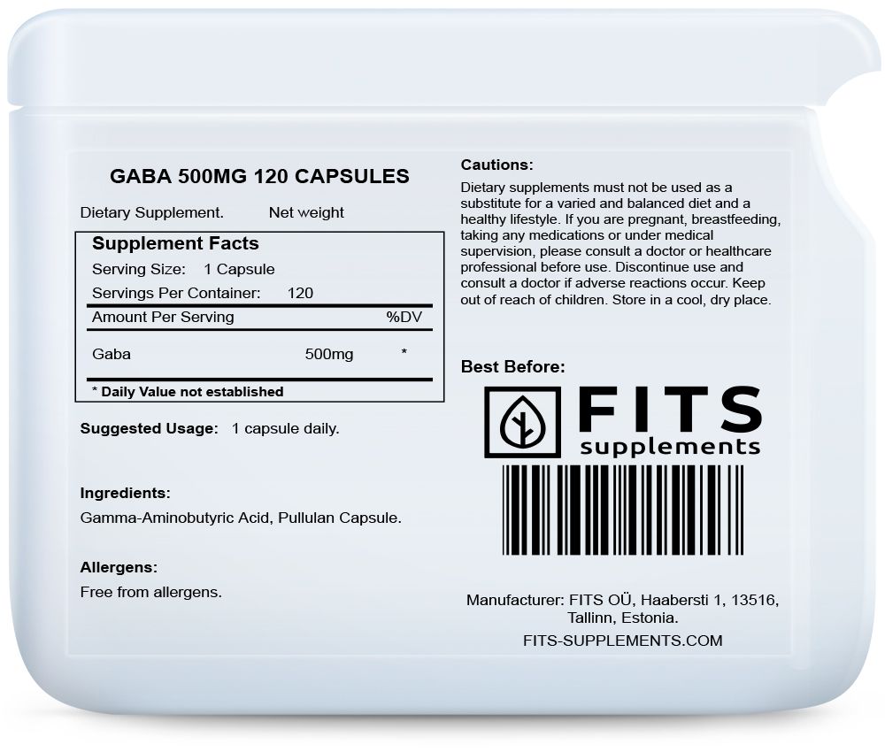 GABA 500mg 120 kapsúl
