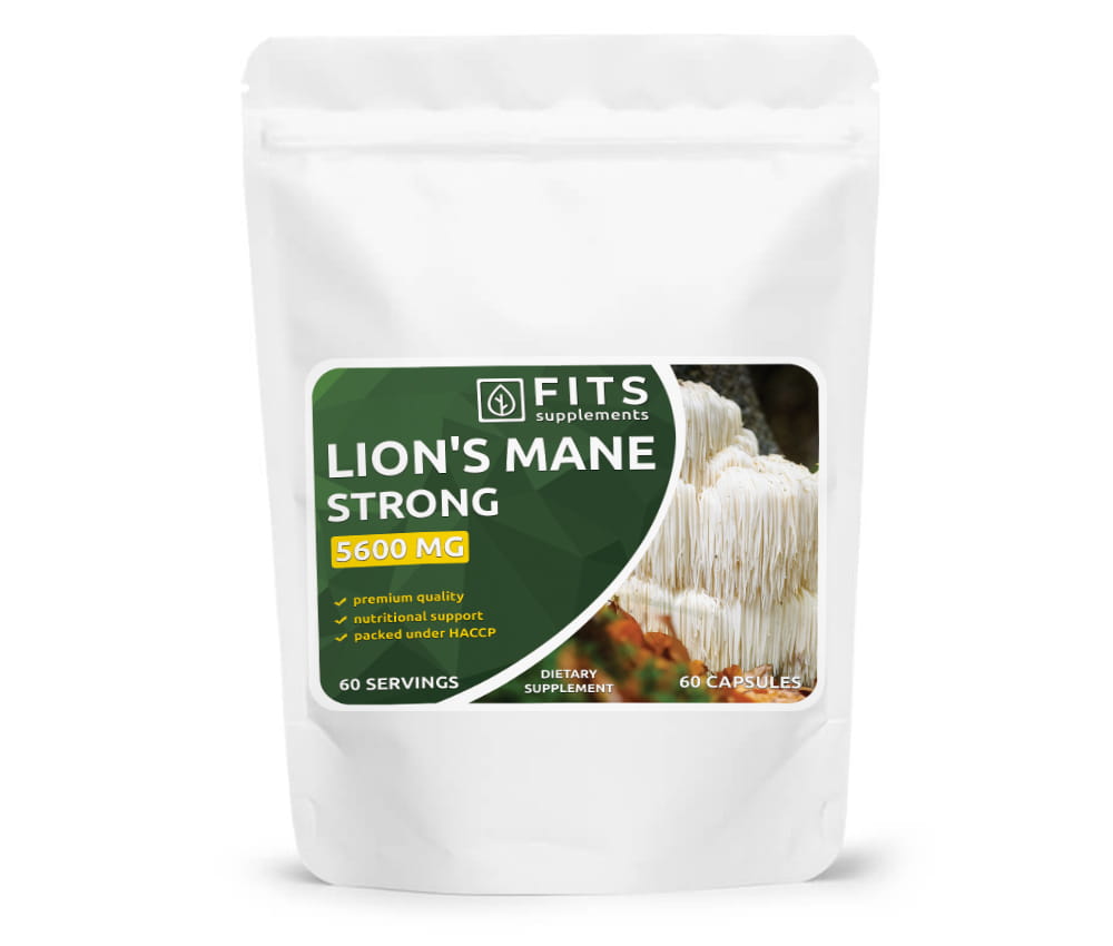Lion's Mane Strong 5600mg 60 kapsúl