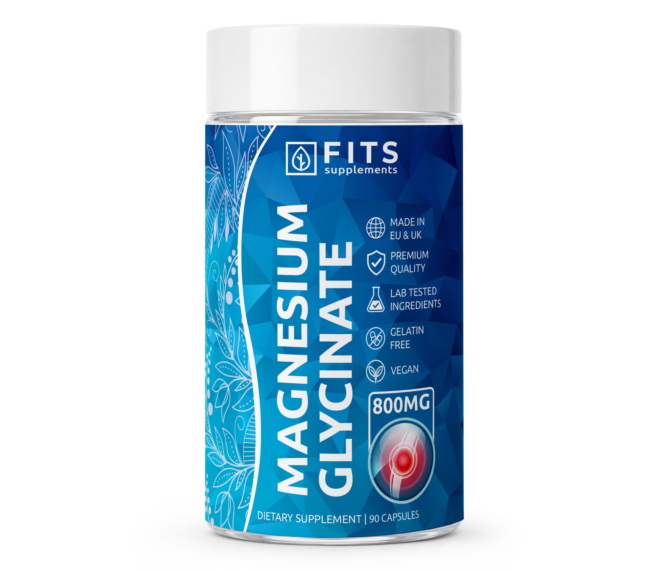 Glycinát horčíka 800 mg 90 kapsúl