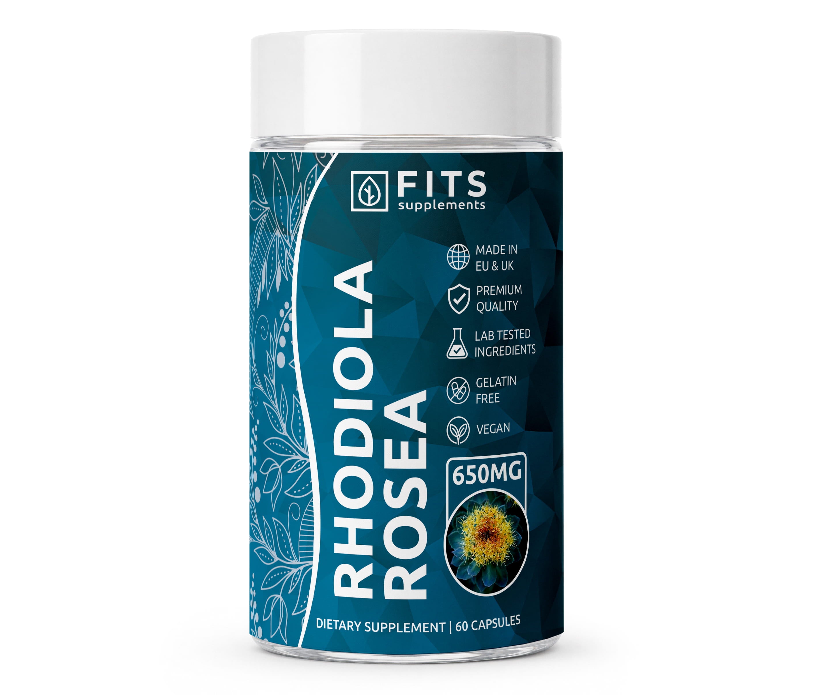 Rhodiola Rosea 650mg 60 kapslí