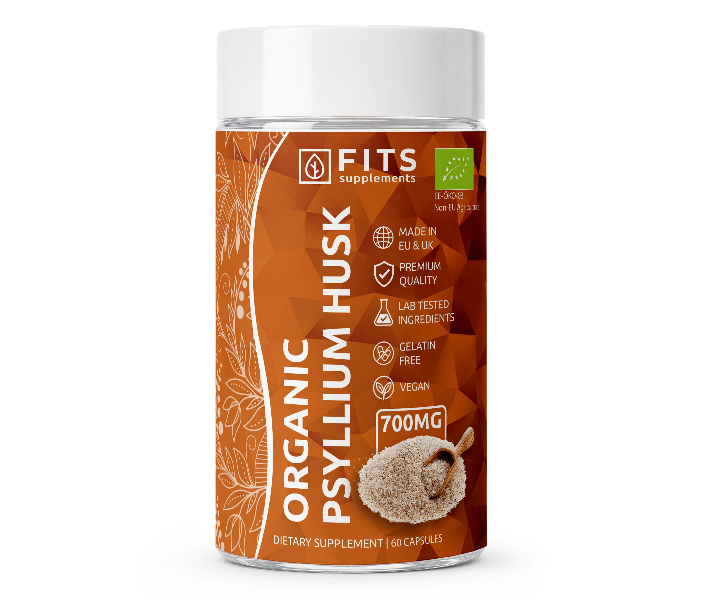 Psyllium slupky organické 700mg kapsle