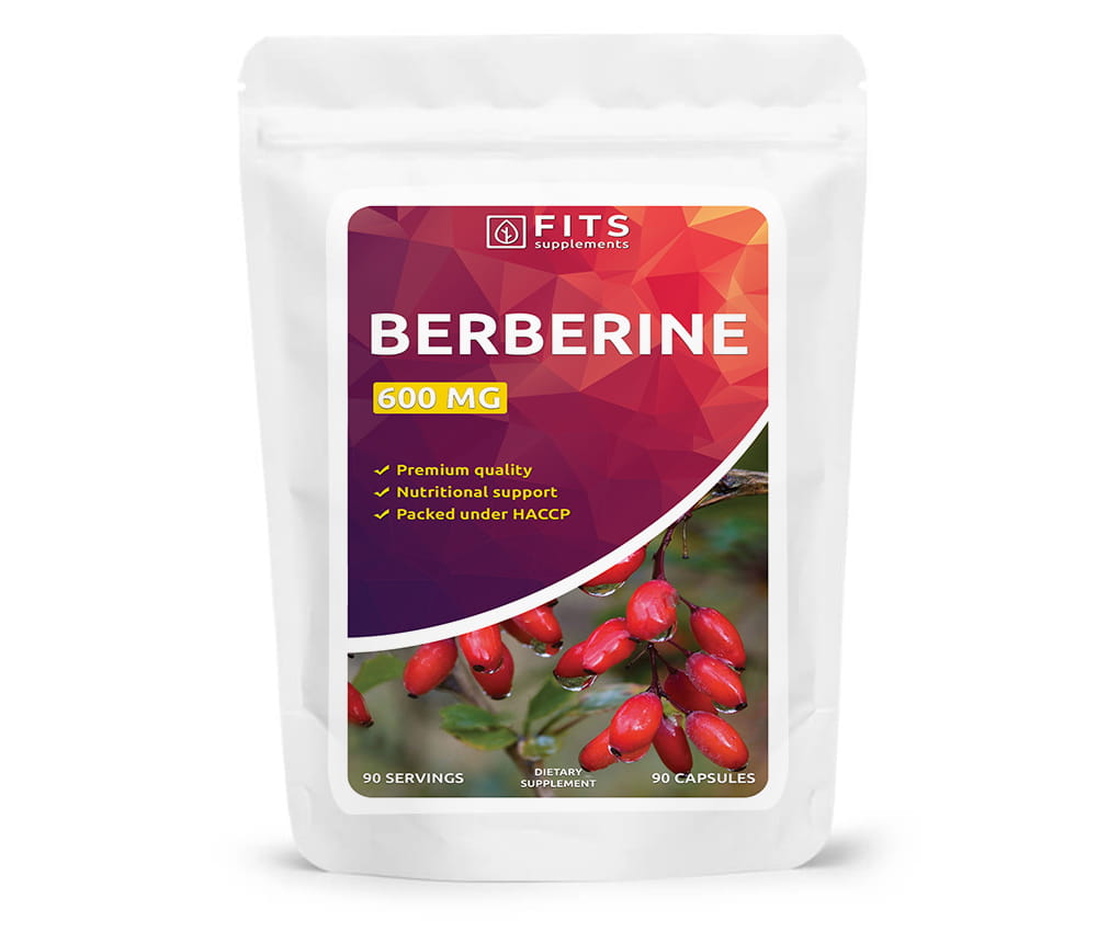 Berberin HCL Strong 600mg 90 kapslí