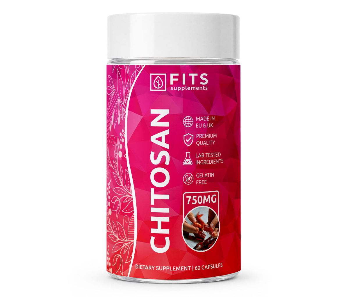Chitosan 750mg 60 kapsúl
