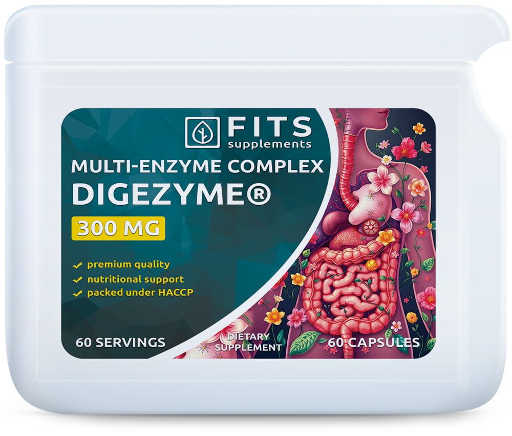 Komplex viacerých enzýmov DigeZyme® 300 mg 60 kapsúl